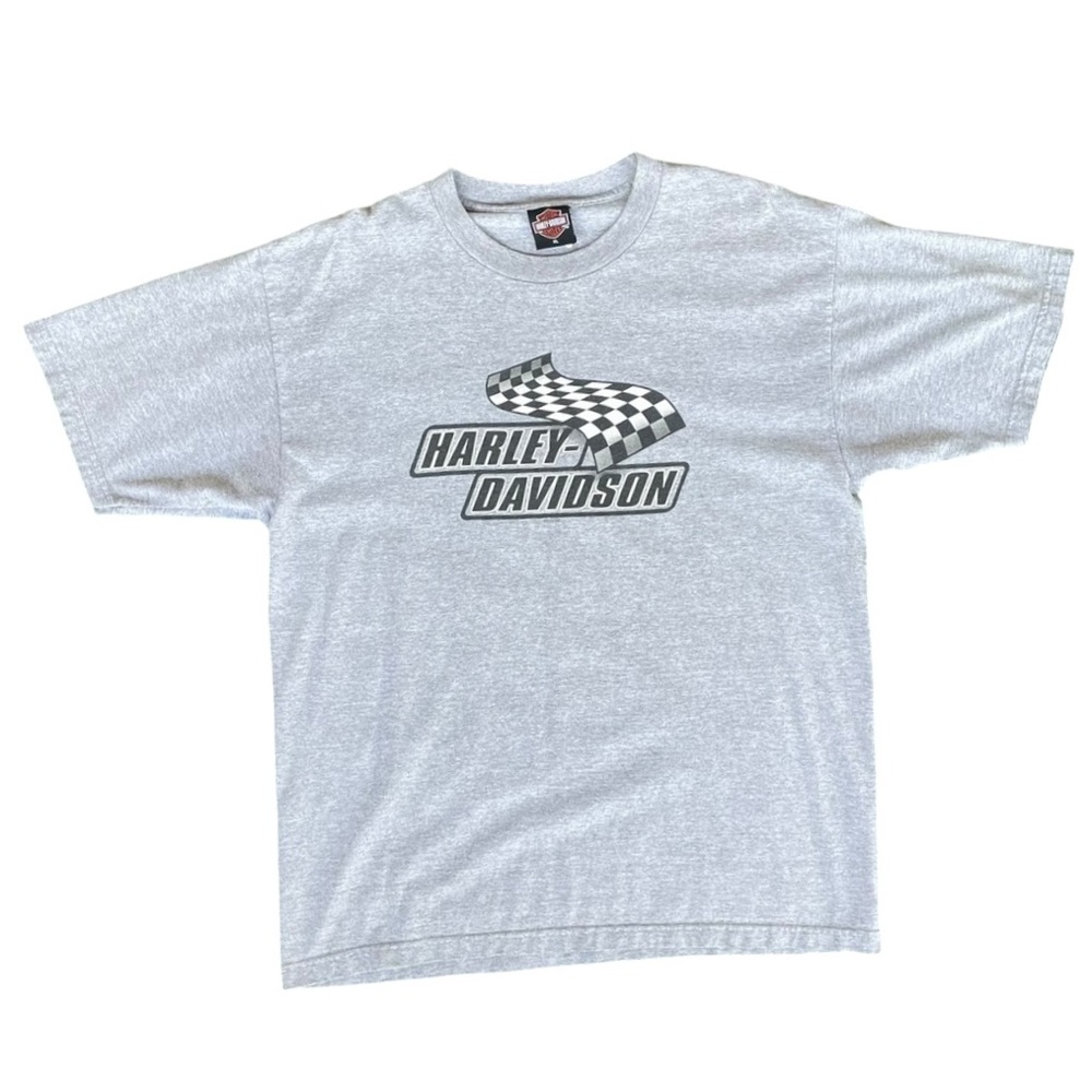 Harley-Davidson Vintage Men’s Gray Graphic Logo T-Shirt